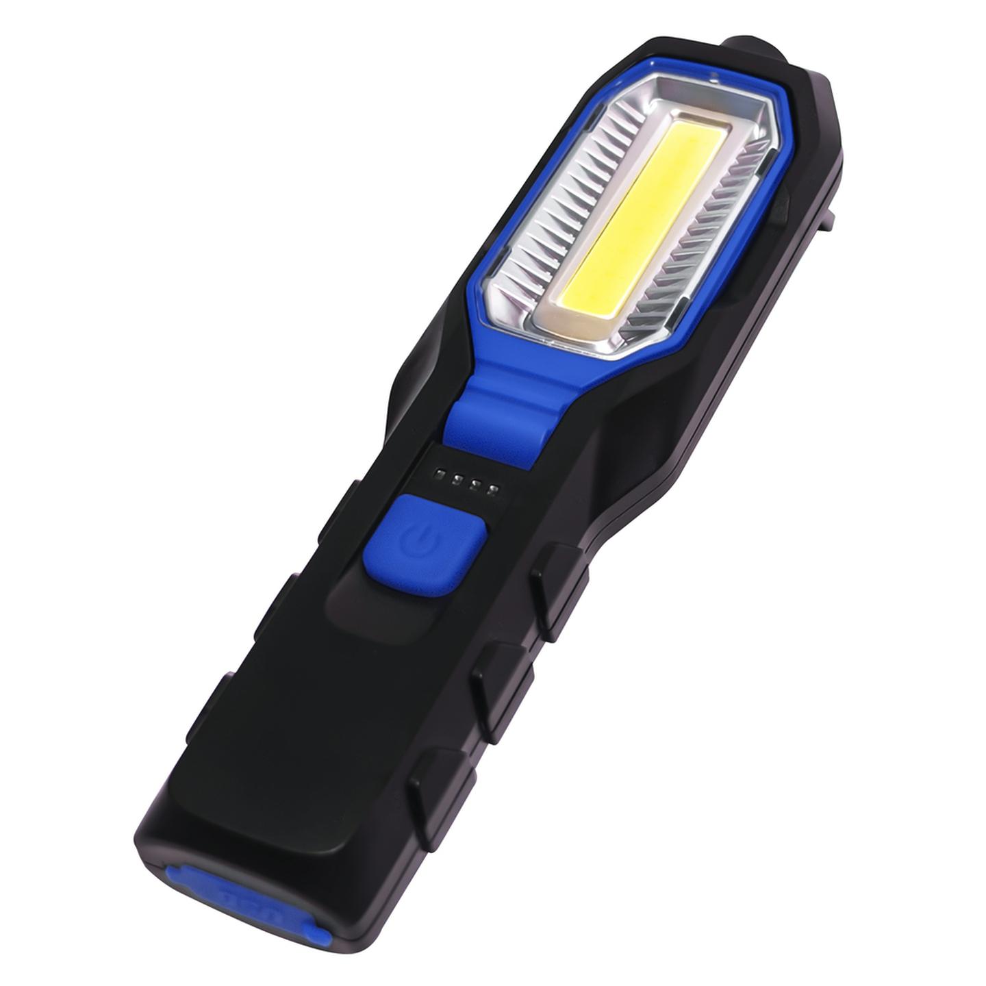 240 Lumen Rechargeable and Adjustable COB Worklight with Magnet Hook and USB Output