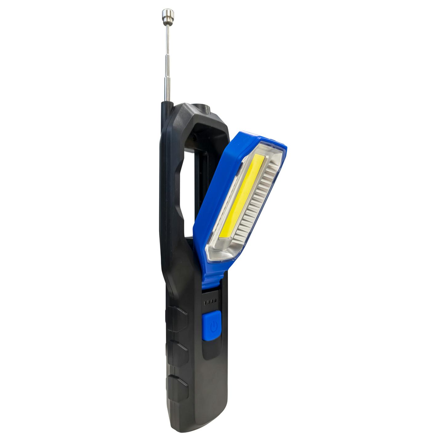 240 Lumen Rechargeable and Adjustable COB Worklight with Magnet Hook and USB Output