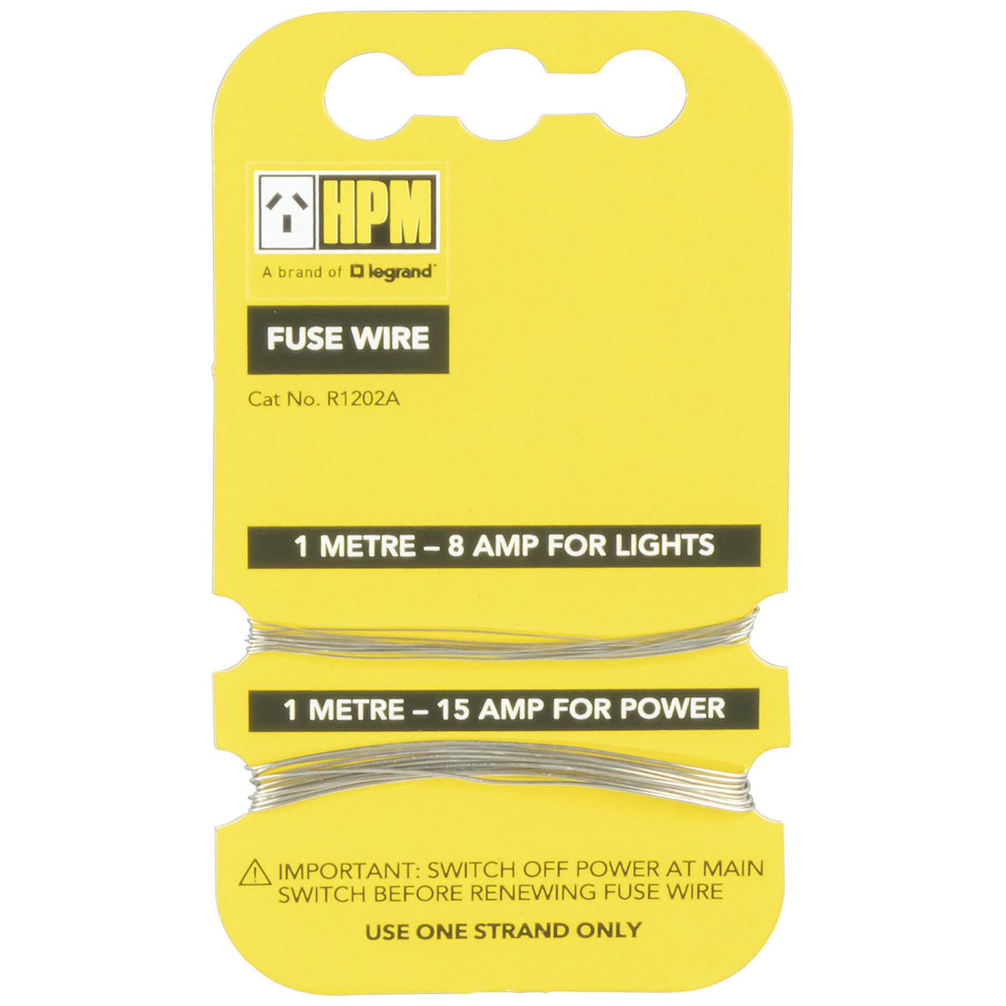 HPM Fuse Wire 8 and 15 Amp