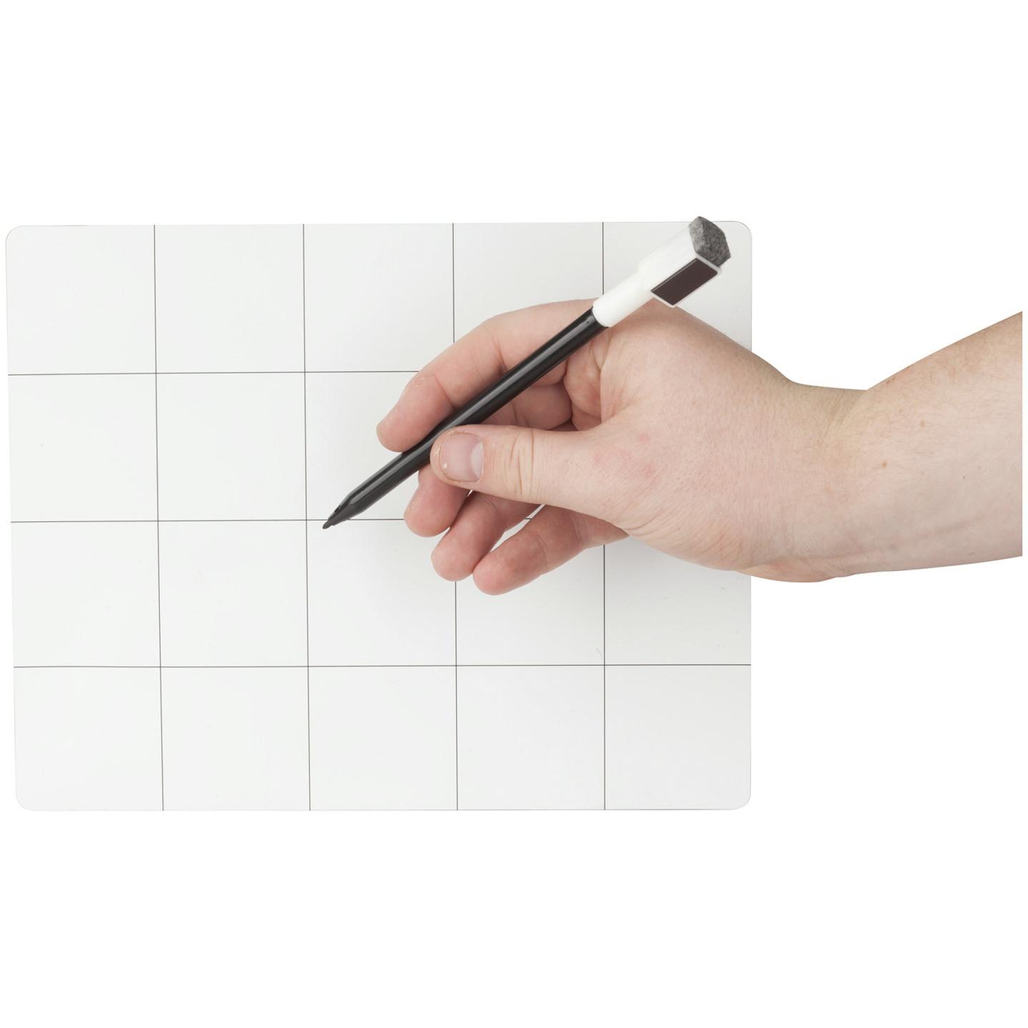 Magnetic Work Mat and White Board 8x10 inch