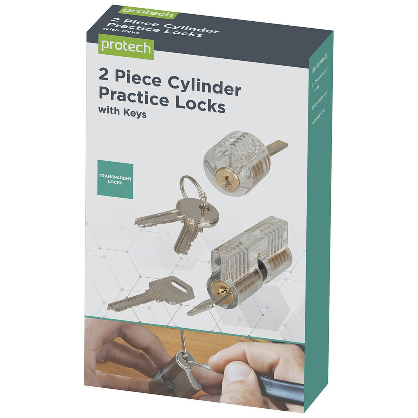 2 Piece Cylinder Practice Locks