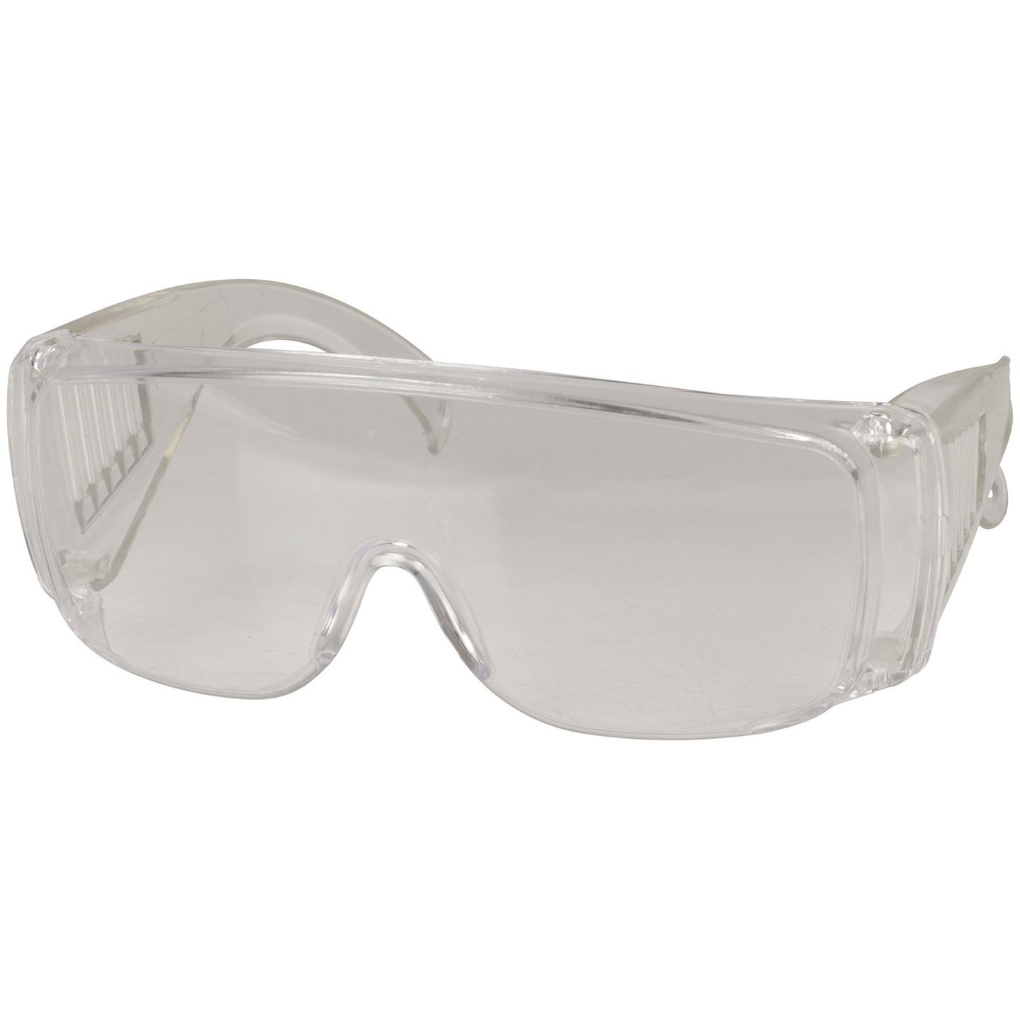 Wrap-Around Clear Safety Glasses