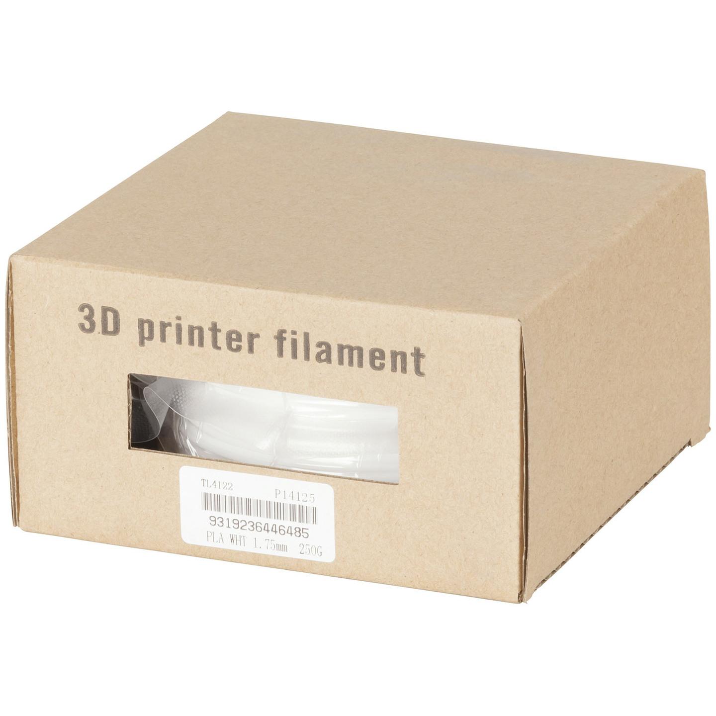 1.75mm White 3D Printer Filament 250g Roll