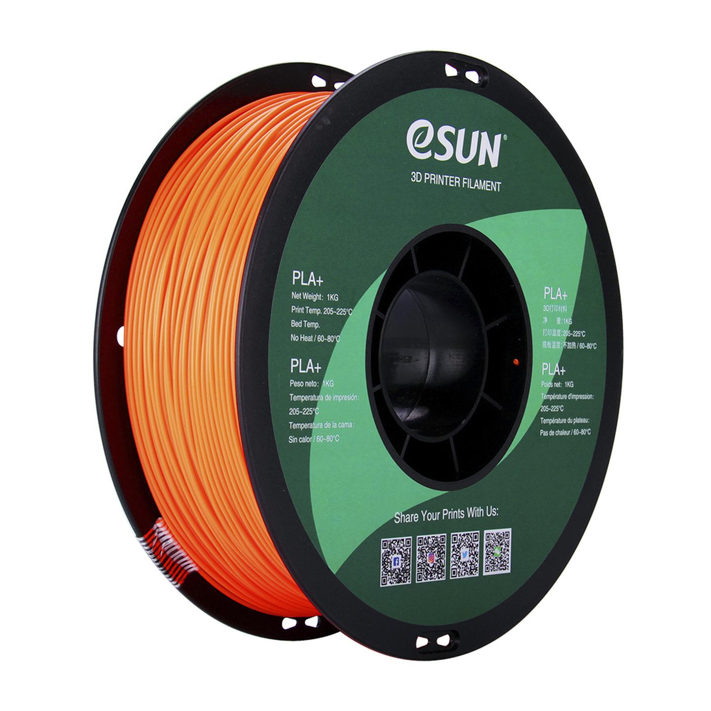 eSUN Orange PLA Filament 1kg 1.75mm