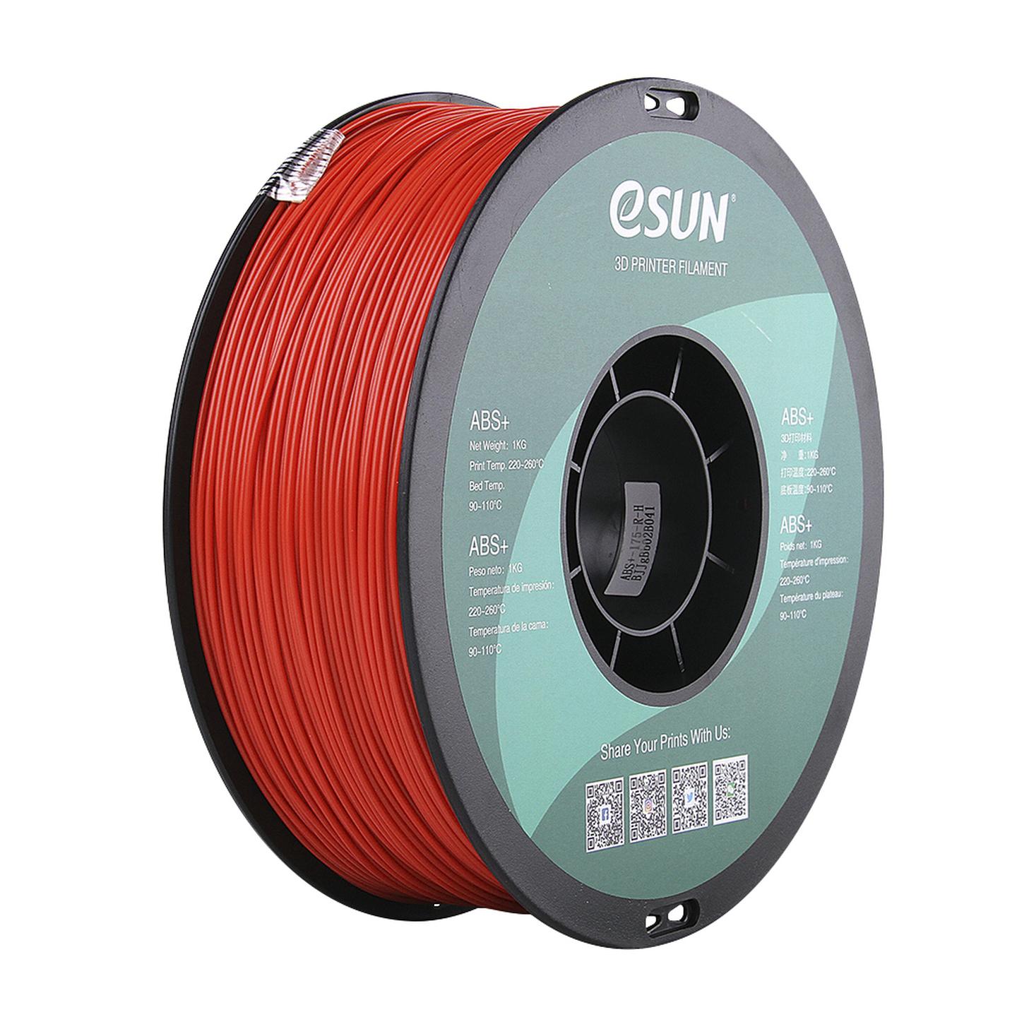 eSUN Red ABS Filament 1kg 1.75mm
