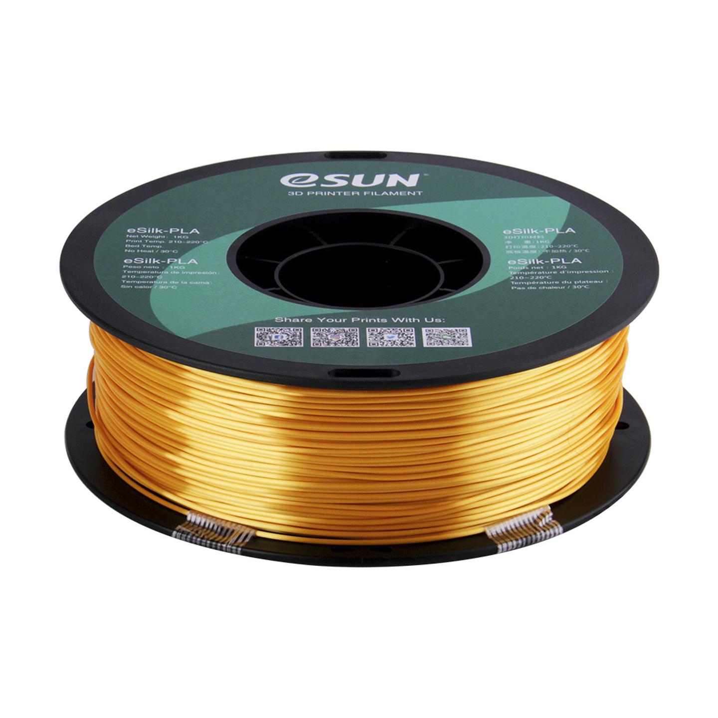 eSUN Gold eSilk Filament 1kg 1.75mm
