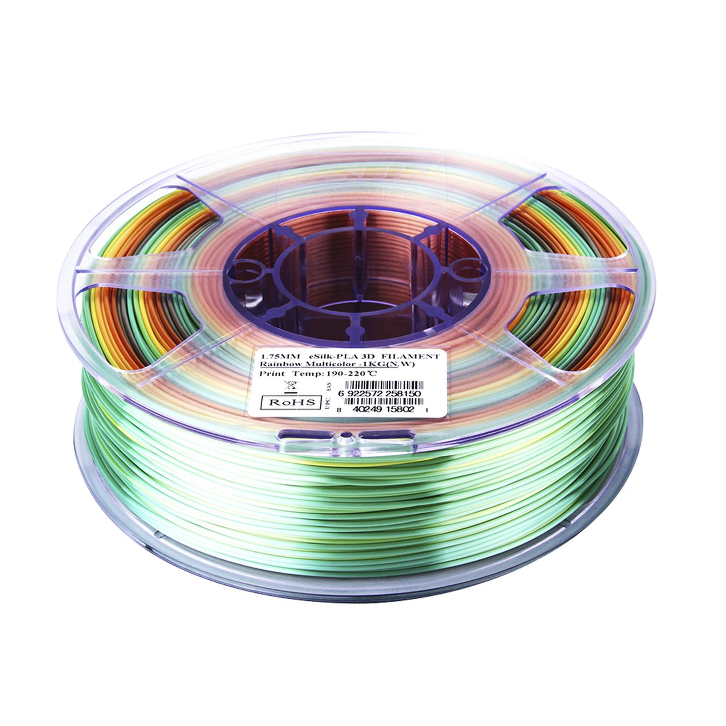 eSUN Rainbow eSilk Filament 1kg 1.75mm