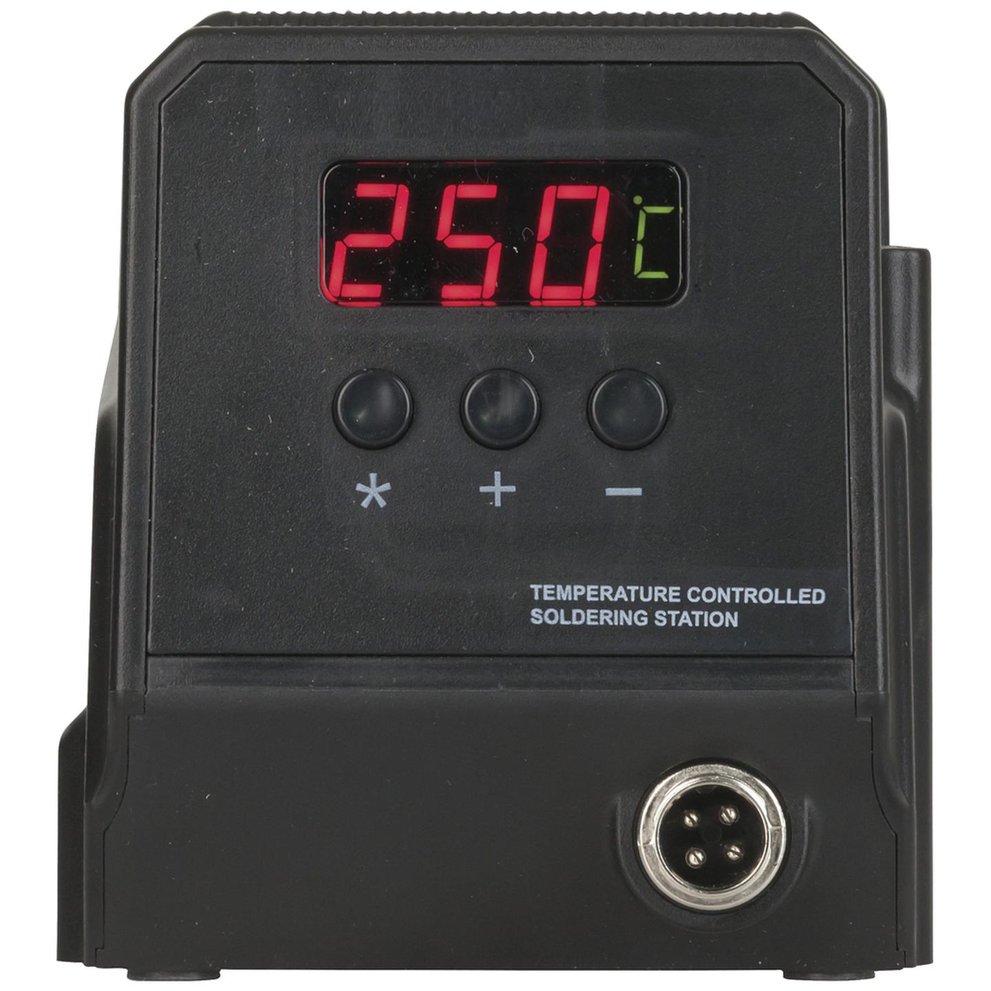 60W ESD Safe Soldering Station with LED Temperature Display