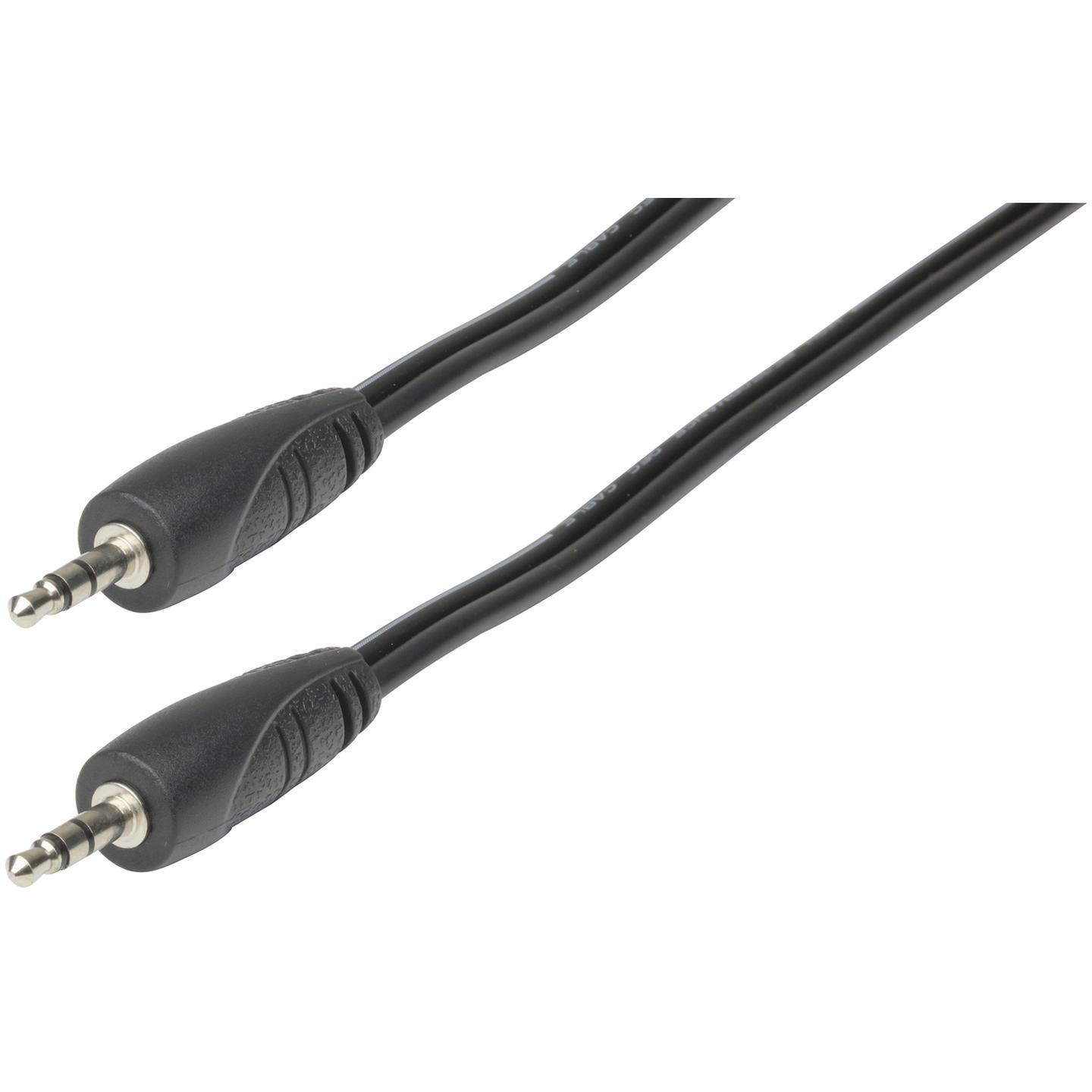3.5mm Stereo Plug to 3.5mm Stereo Plug Audio Cable - 1.5m