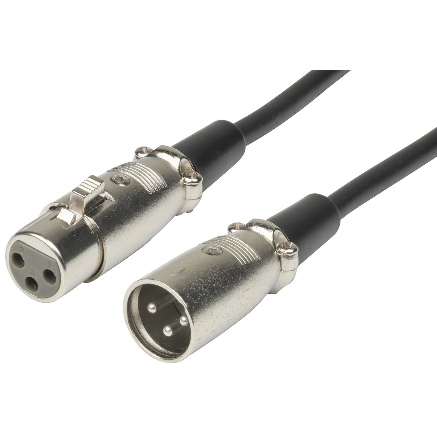 3 Pin XLR Type Extension Cables - 2m