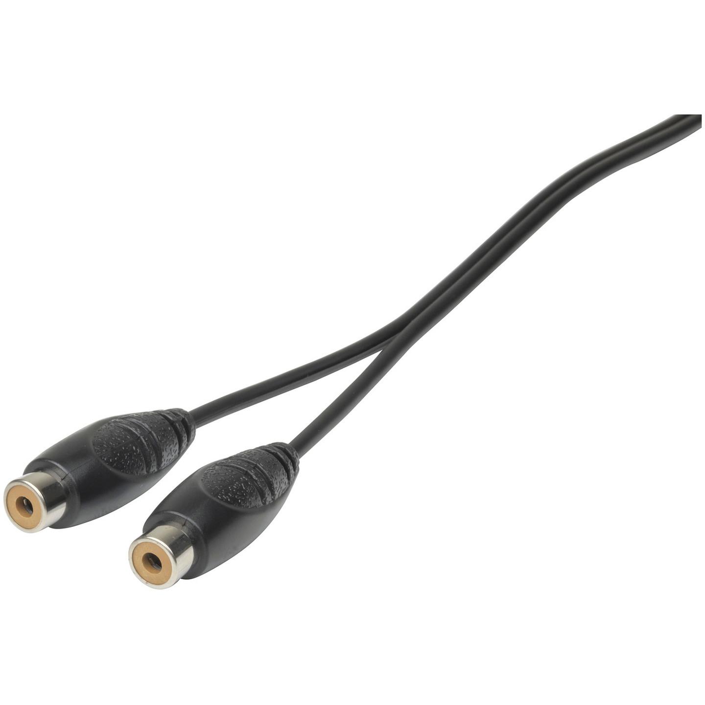 RCA Plug to 2 x RCA Sockets Audio Cable - 300mm