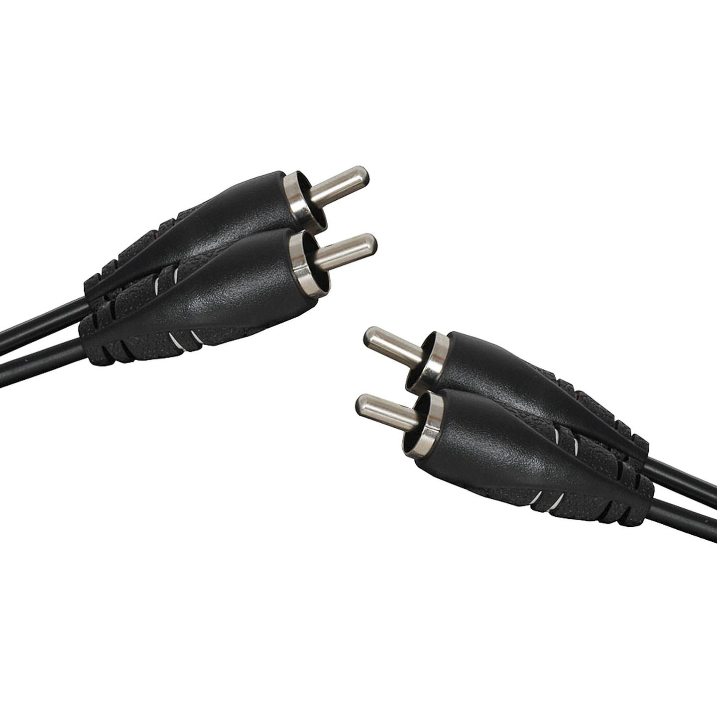 2 x RCA Plugs to 2 x RCA Plugs Audio Cable - 3m