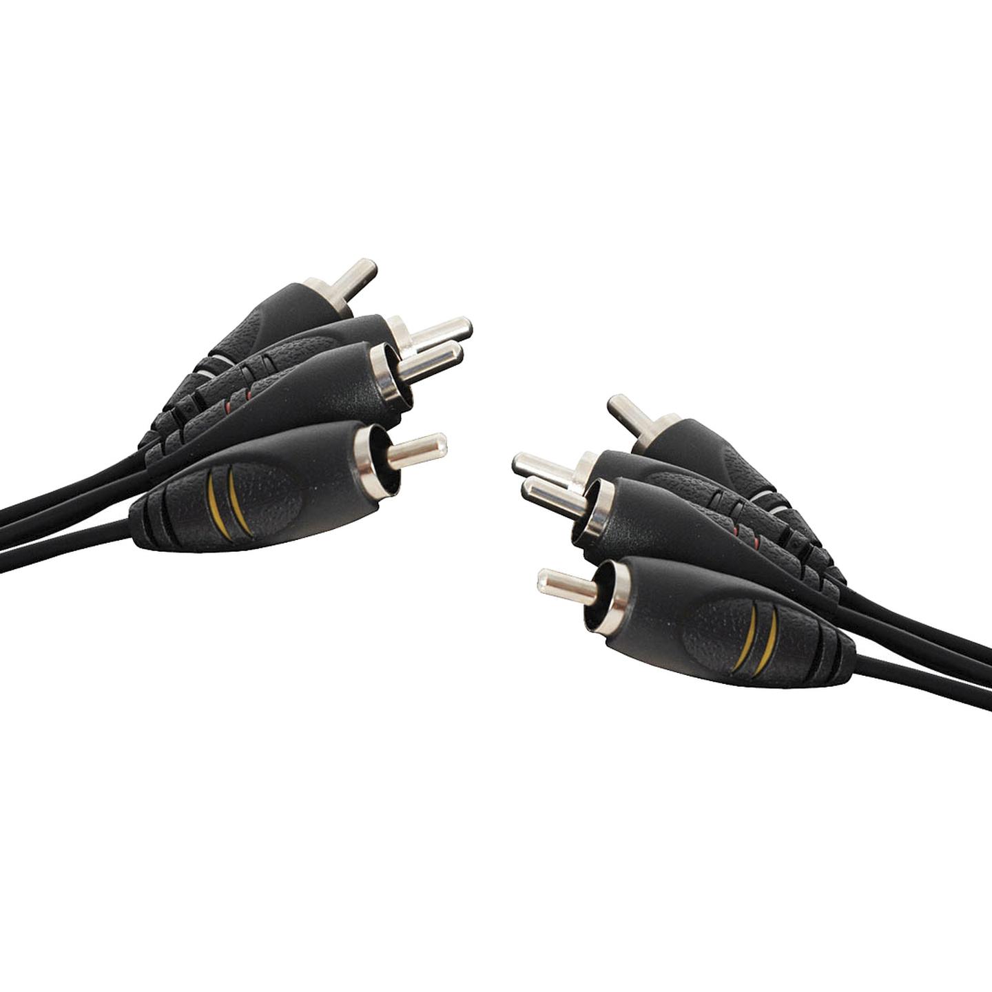 4 x RCA Plugs to 4 x RCA Plugs Audio Cable - 1.5m