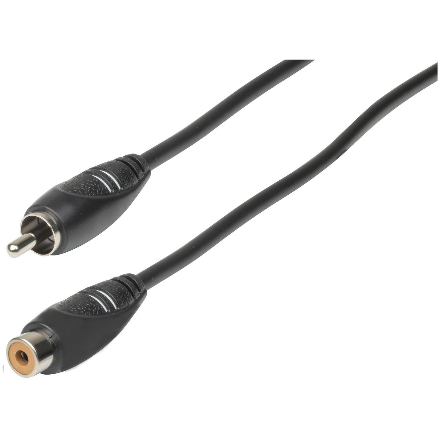 RCA Plug to RCA Socket Audio Cable - 3M