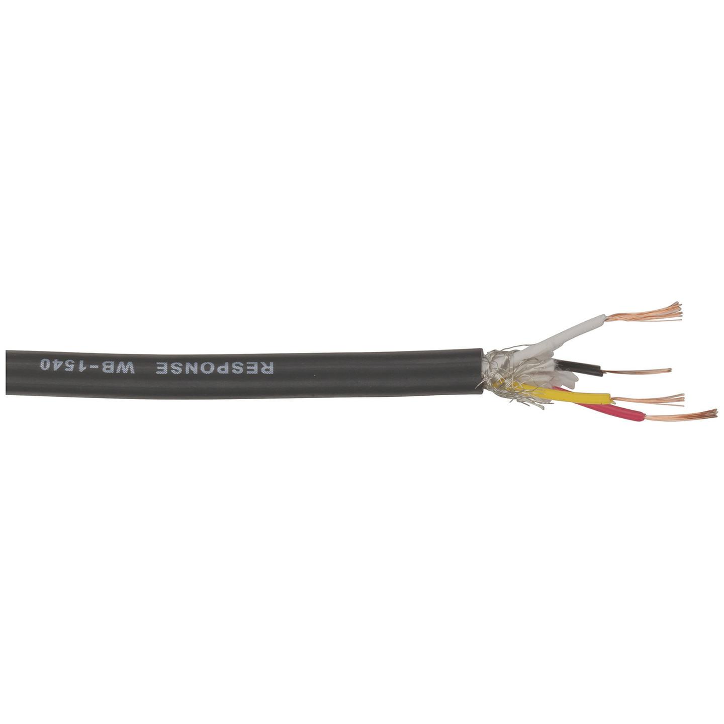 4 Core Screened Professional Microphone Cable - Sold per metre