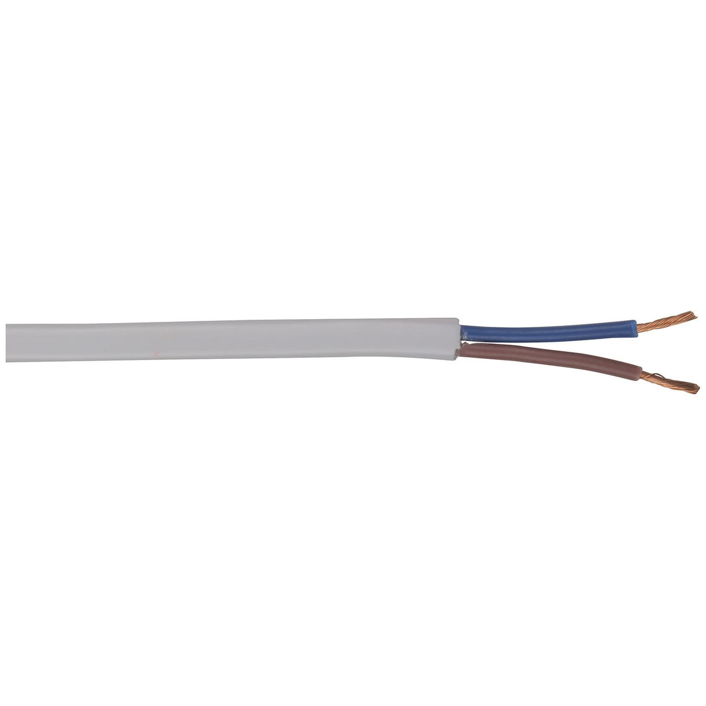 Fig 8 White AC Mains Cable
