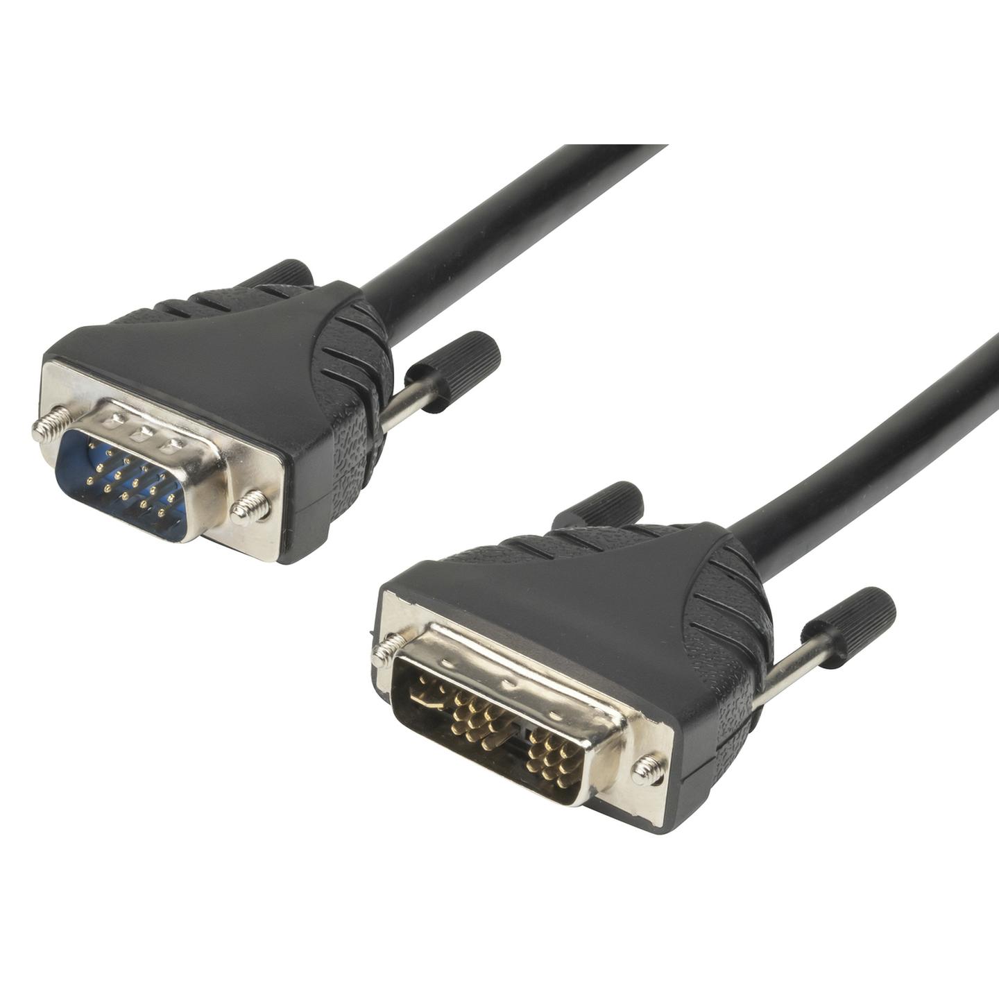 DVI-A to VGA Video Cable 2m