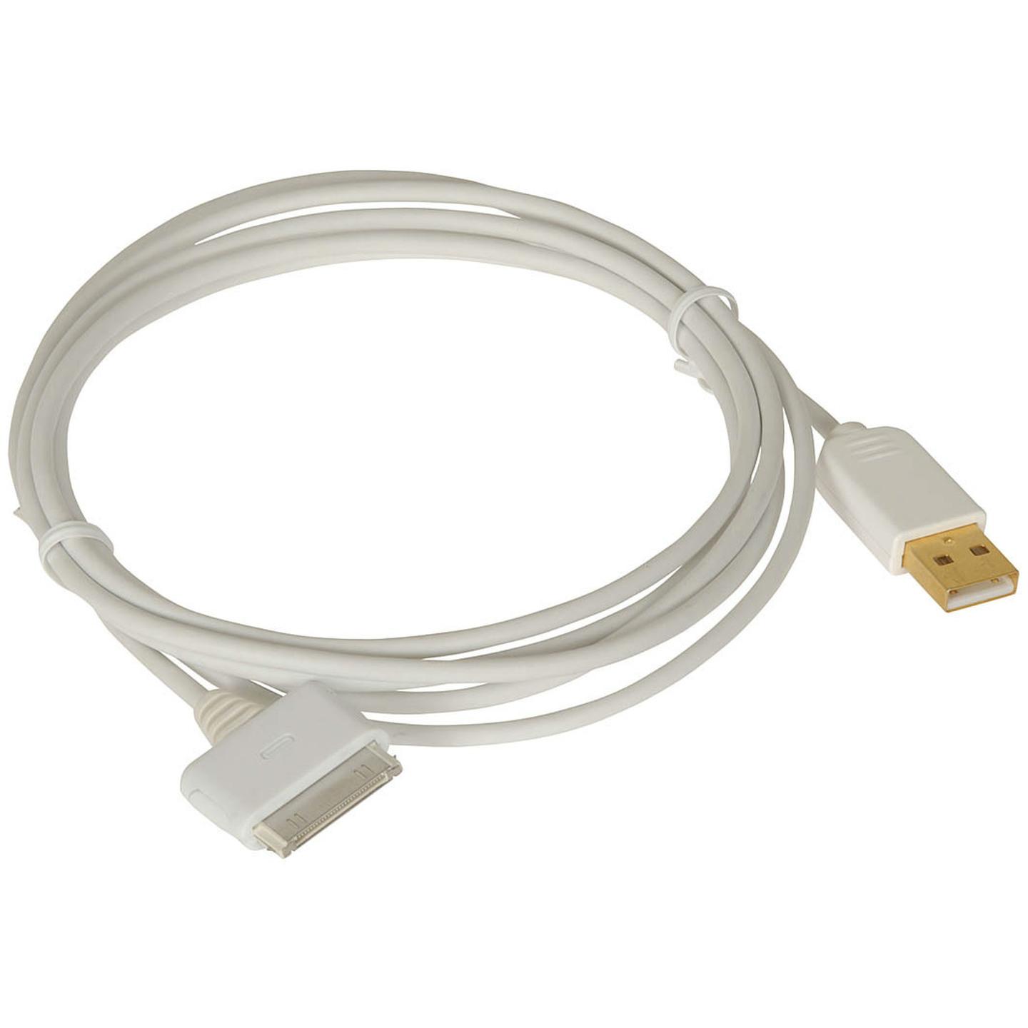 iPod/iPhone USB Data Lead USB to 30-pin 1m