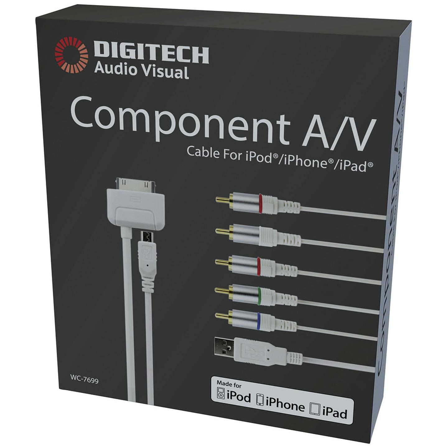 AV Component lead to suit iPod/iTouch/iPhone/iPad