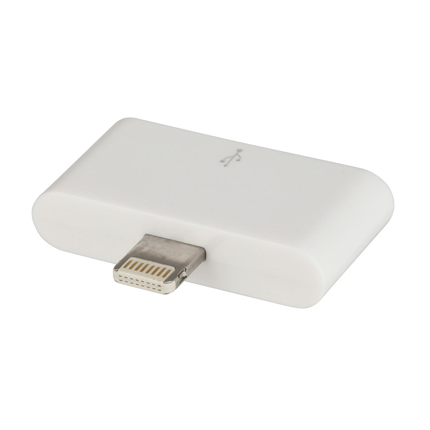 Micro-B USB to Lightning Plug Adaptor