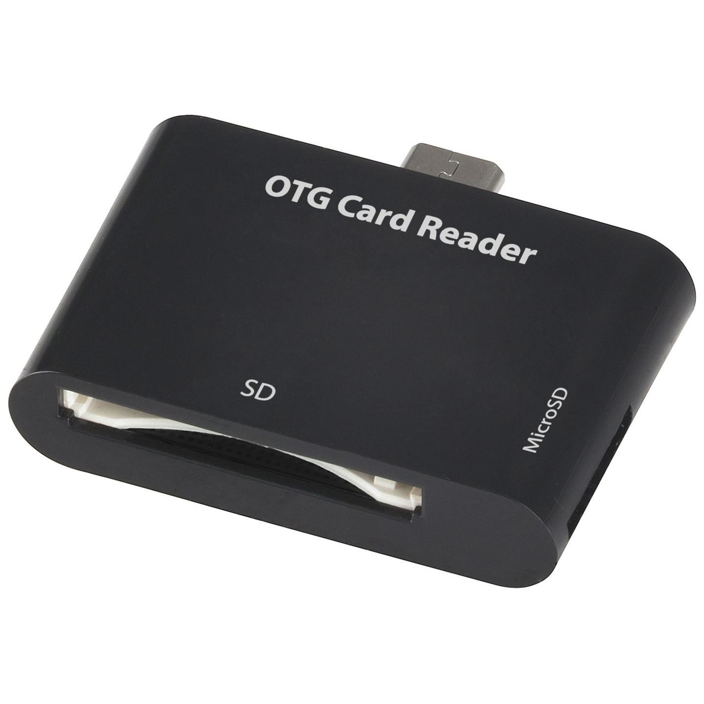 Micro B OTG Card Reader 