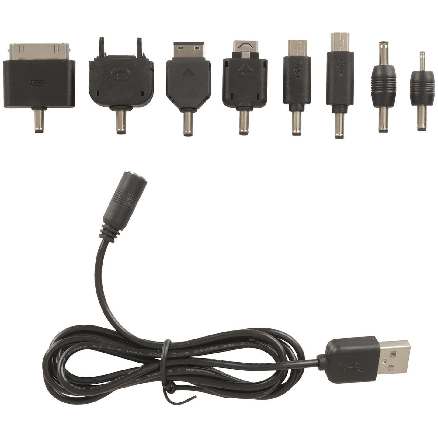 Universal USB Phone Cable with 8 Plugs