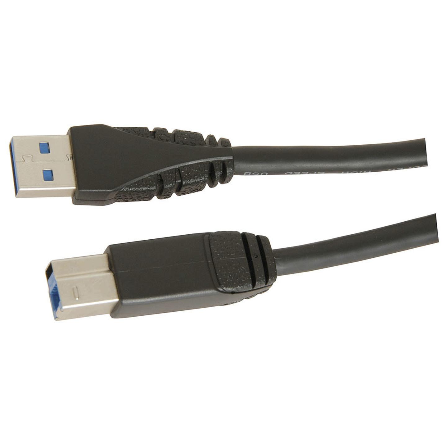 USB 3.0 Cable - Std A Plug to Std B Plug 1.8m