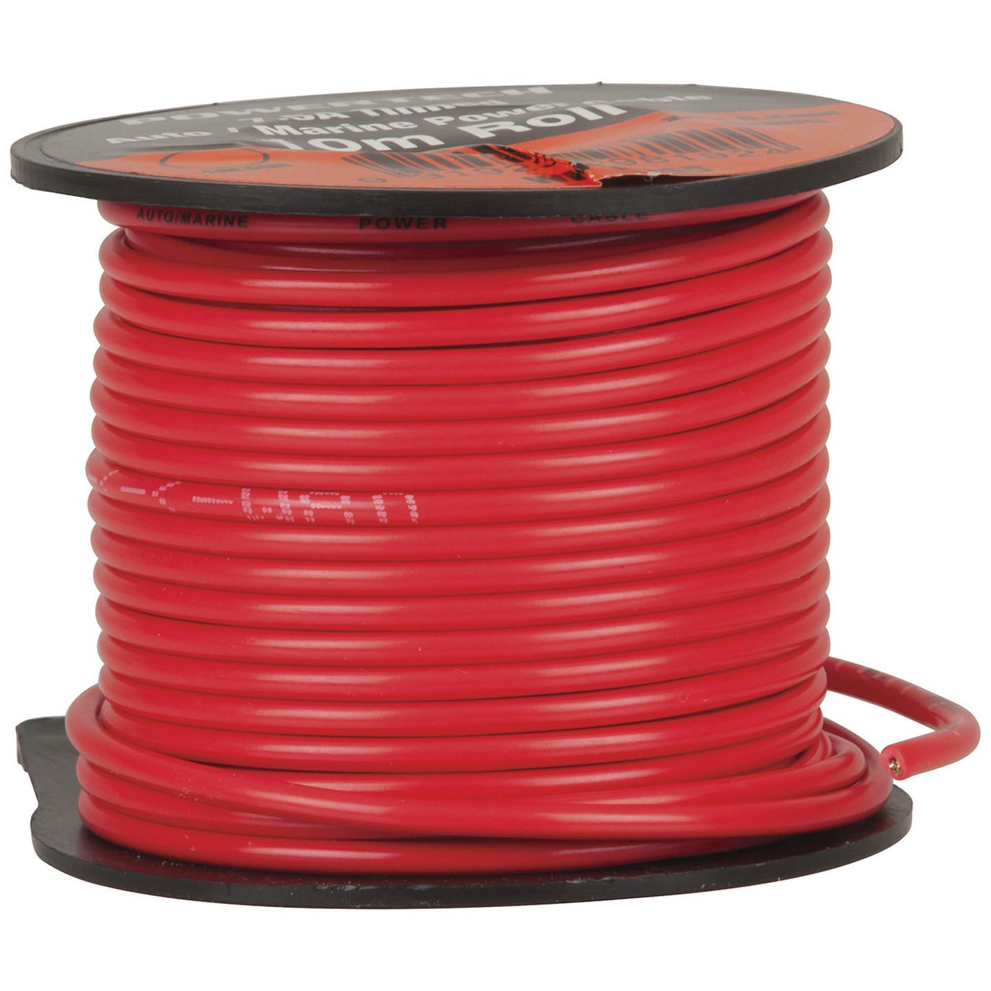 Red Heavy Duty 7.5A General Purpose Cable Handy Pack