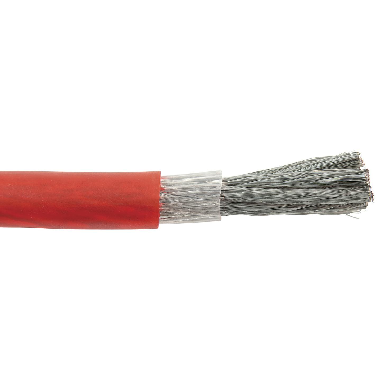Response 4 Gauge Red/Clear 2 in 1 Power Cable