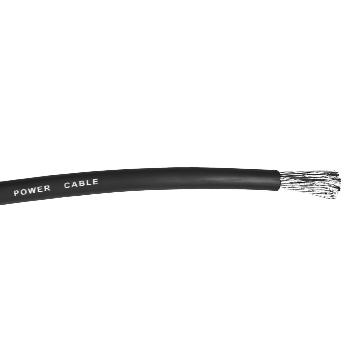 2/0G Ultra High Current Black OFC Power cable
