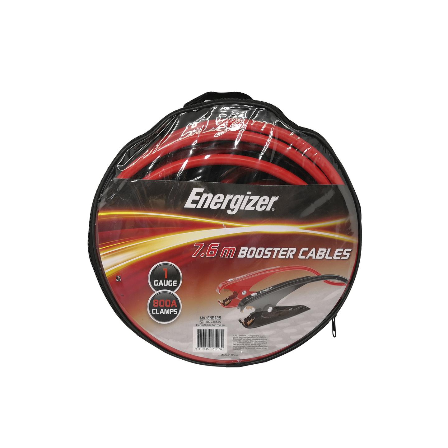 Energizer 7.6m 800A Heavy Duty Jumper Cables