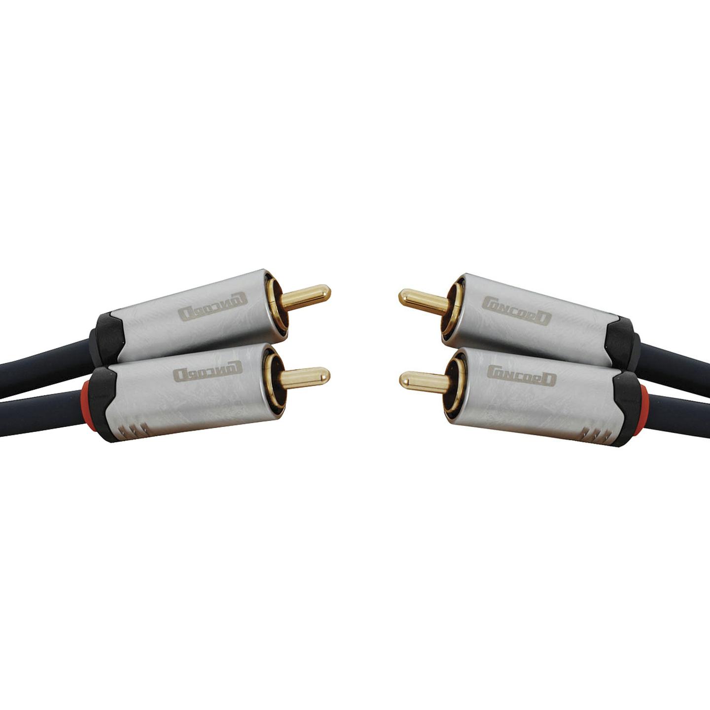 2 x RCA Plugs to 2 x RCA Plugs - 5m