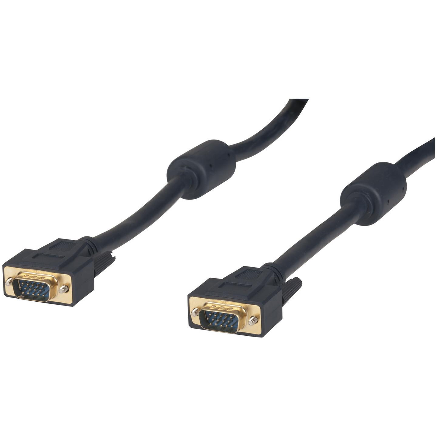 D15HD Plug to D15HD plug Video Cable - 10m