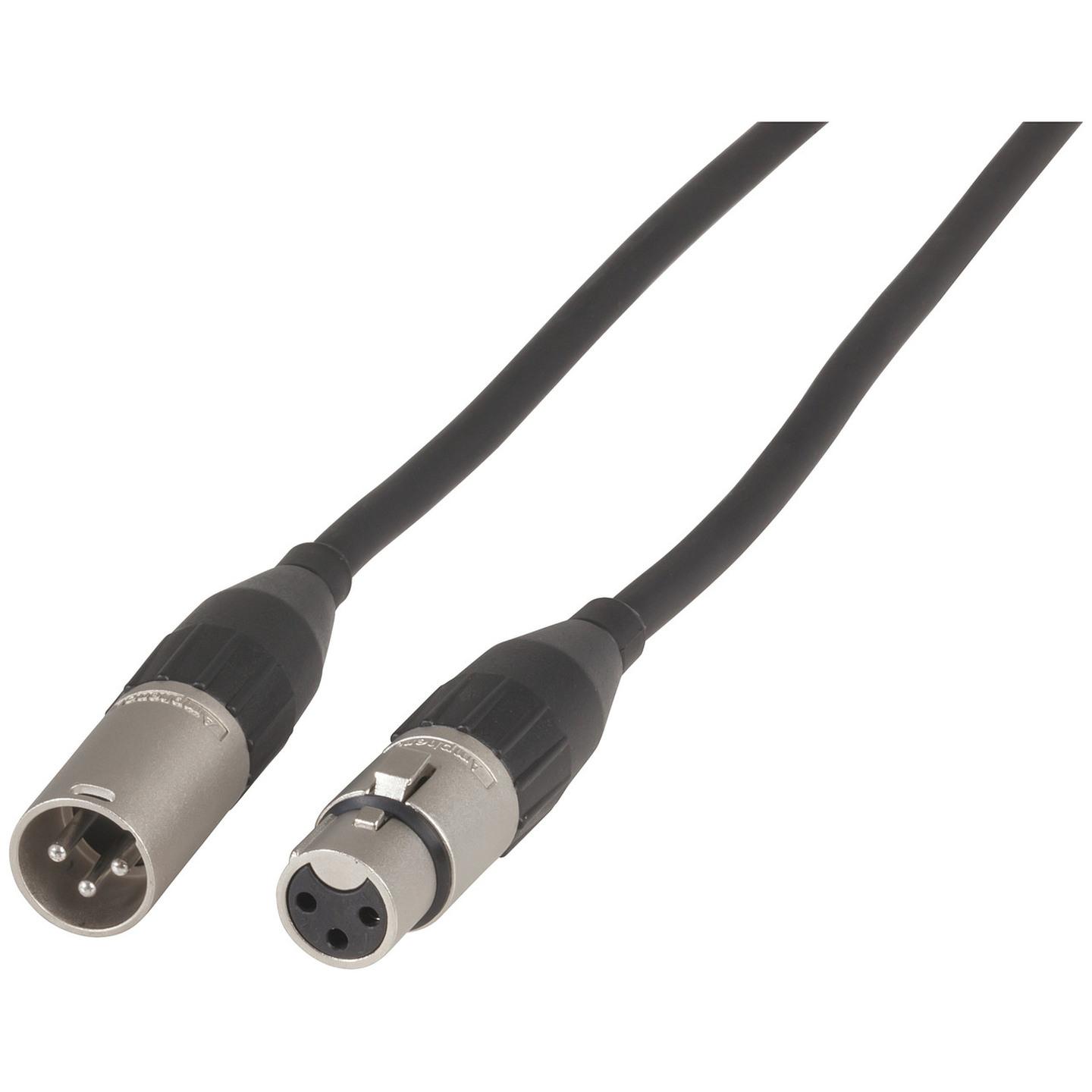 9m Amphenol Balanced XLR Microphone Cable