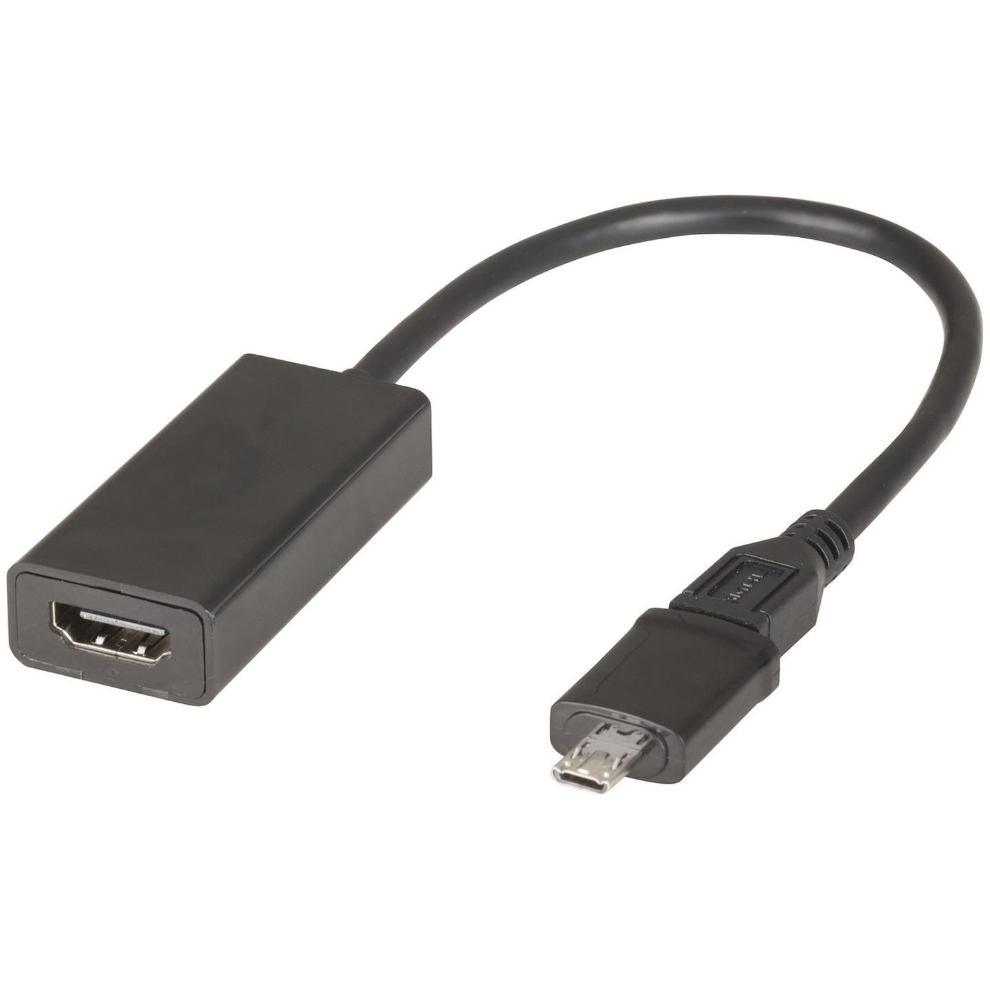 MHL to HDMI Converter with 11 Pin Samsung Adaptor