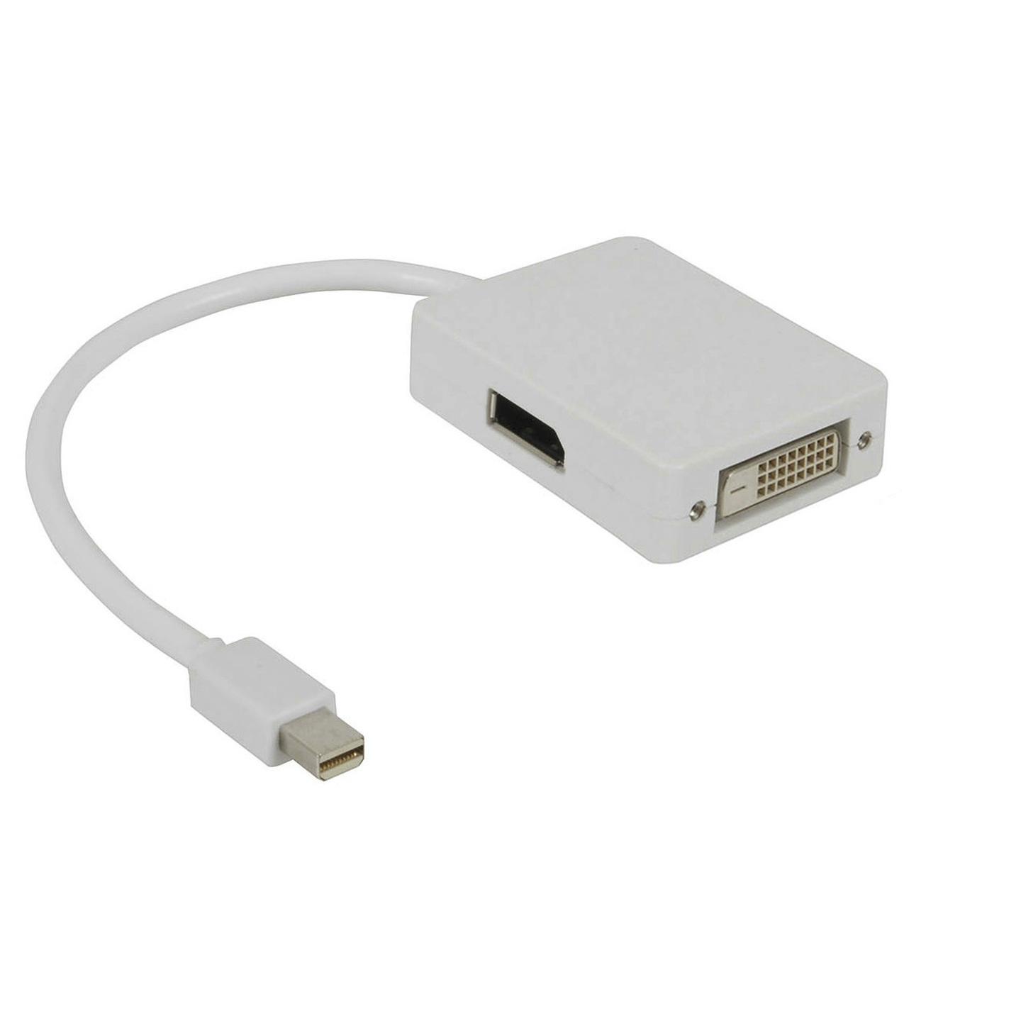 Mini DisplayPort to DisplayPort/HDMI/DVI Converter