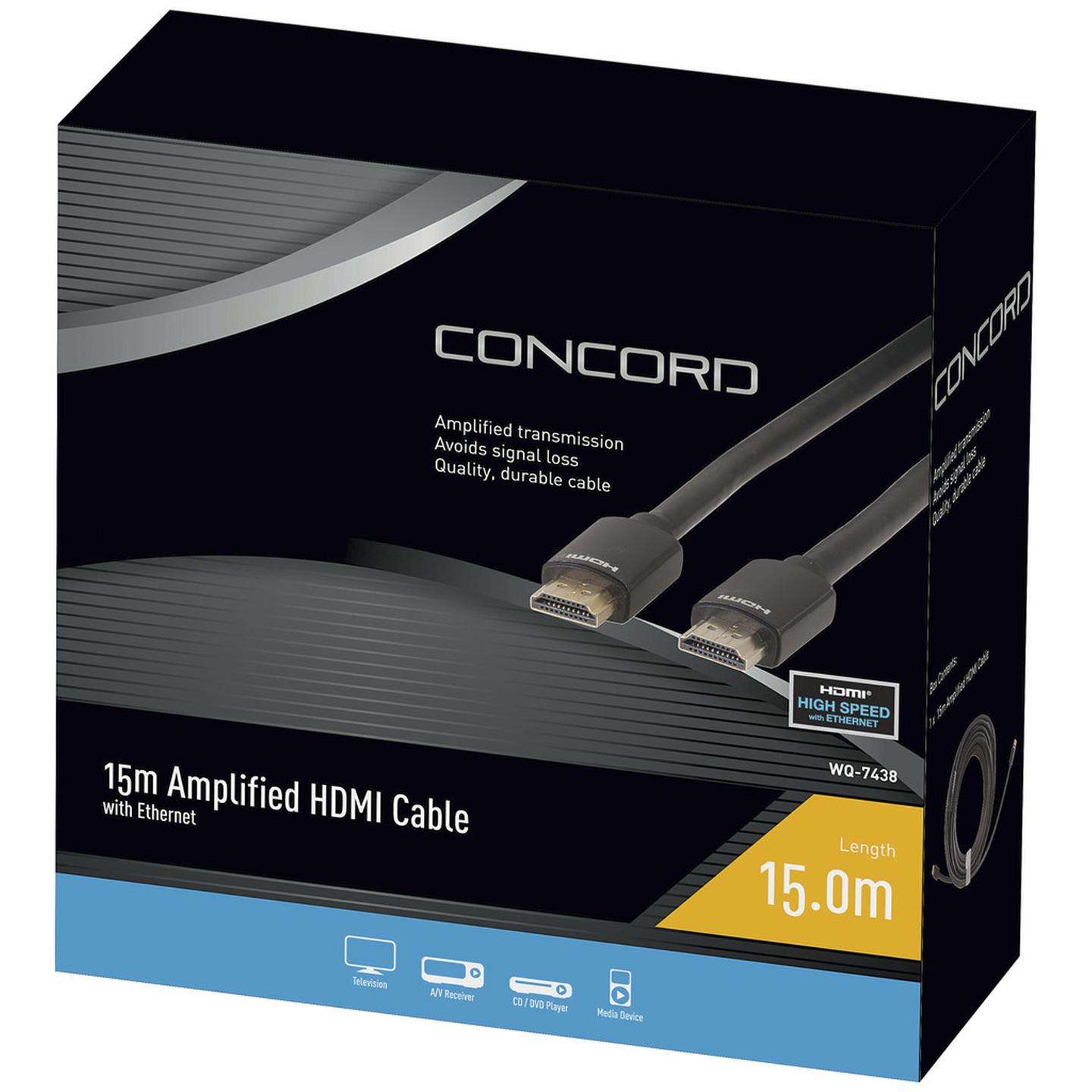 Concord 15m 4K HDMI 2.0 Amplified Cable