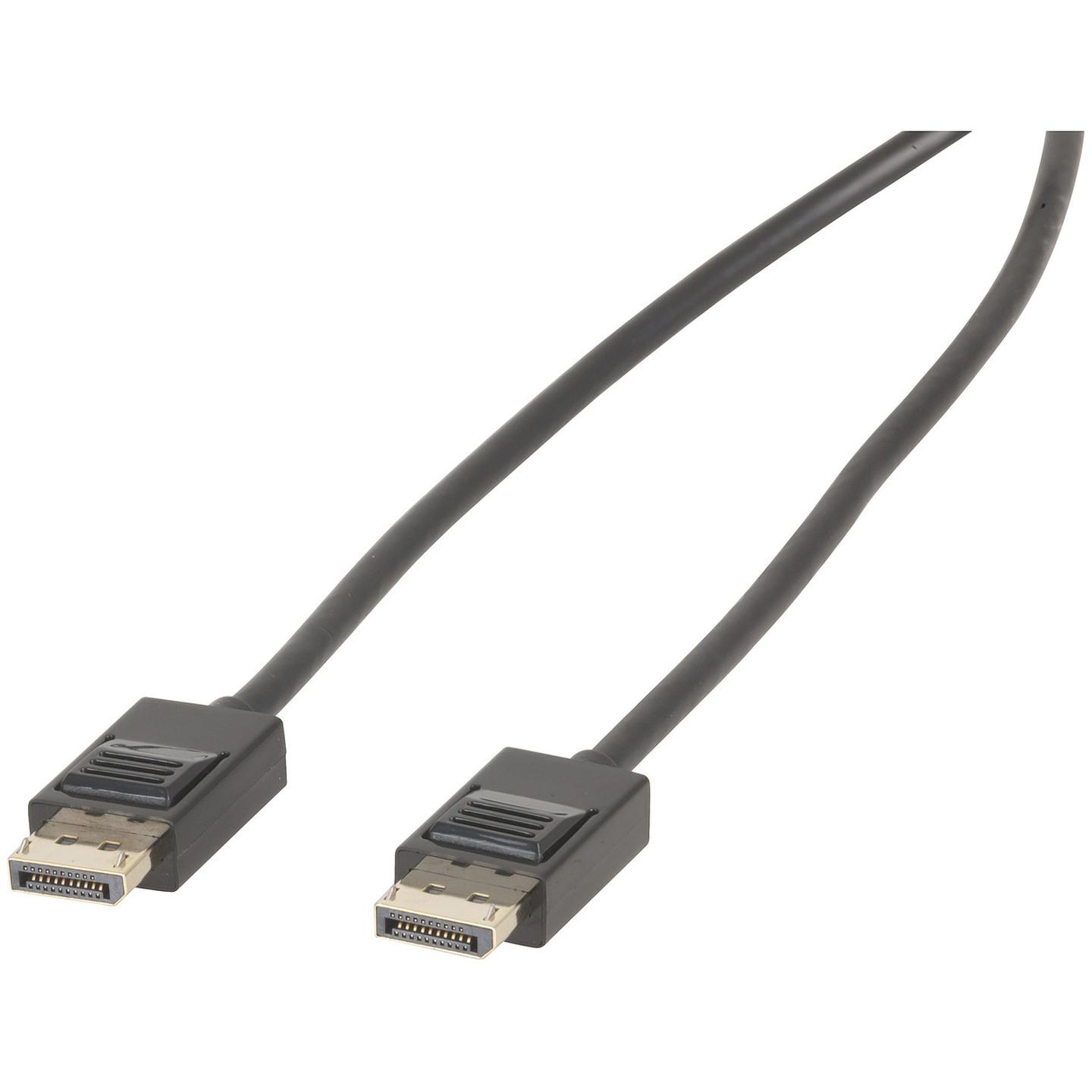 DisplayPort to DisplayPort Male Cable 1.8m