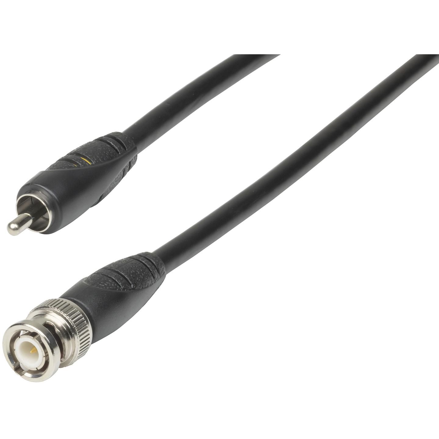 RCA Plug to BNC Plug Cable - 1.5m