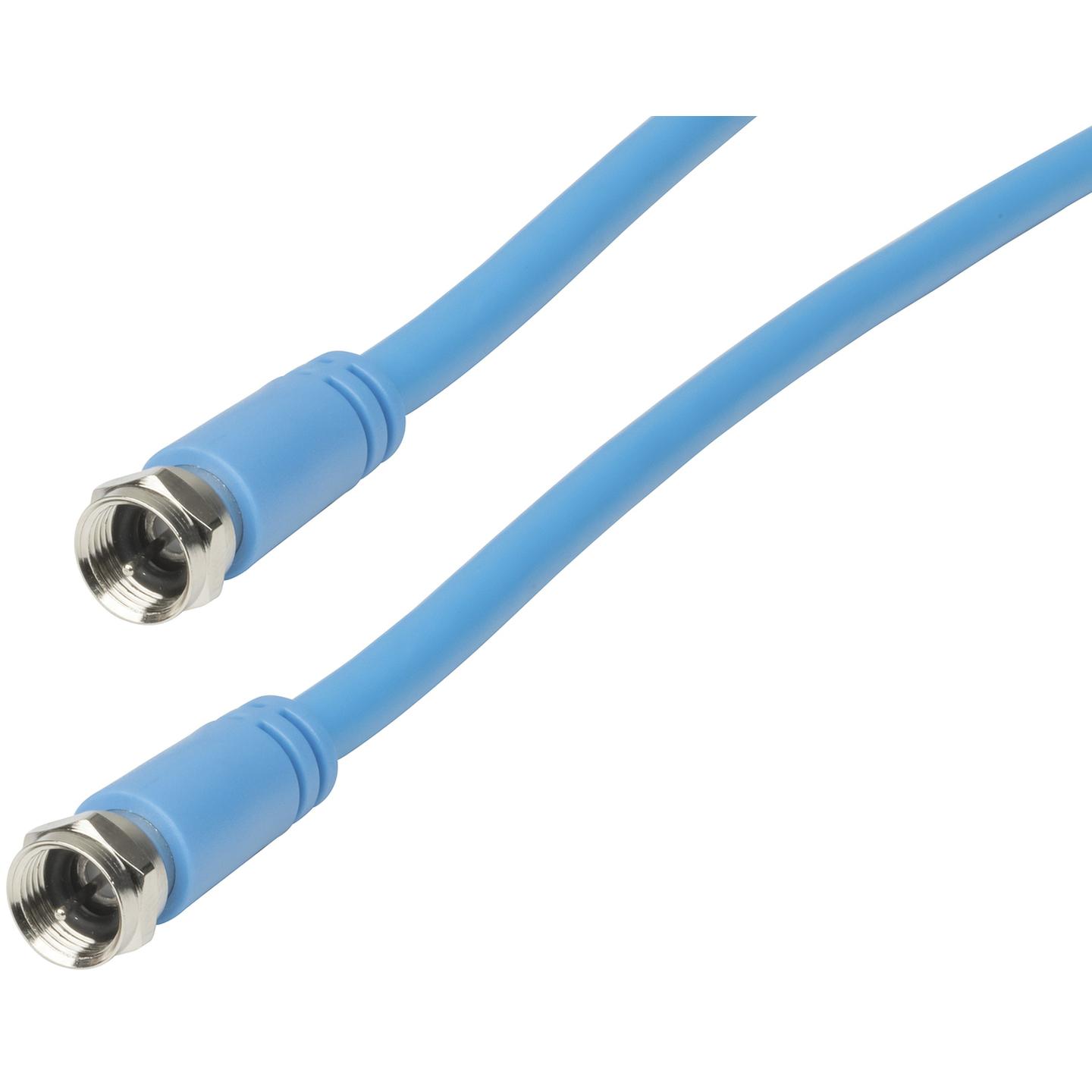 Flexible F Plug to F Plug Coax RG59 Cable - 20m