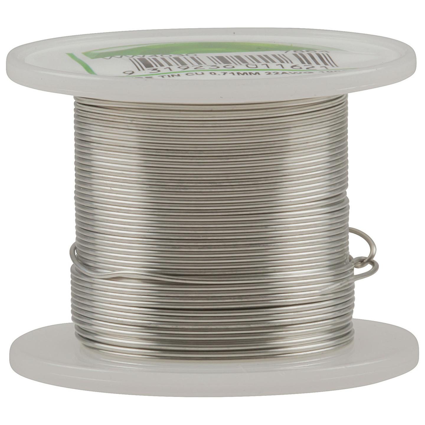 Tinned Copper Wire - 100 gram Roll
