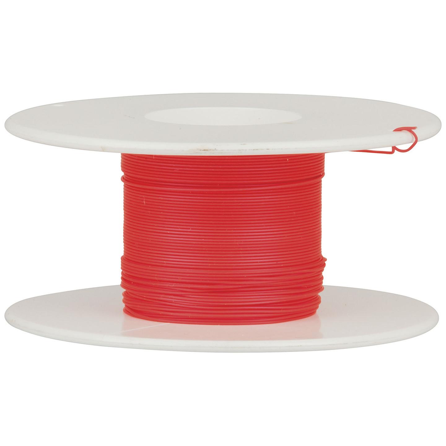 Red Wire Wrap Wire on Spool
