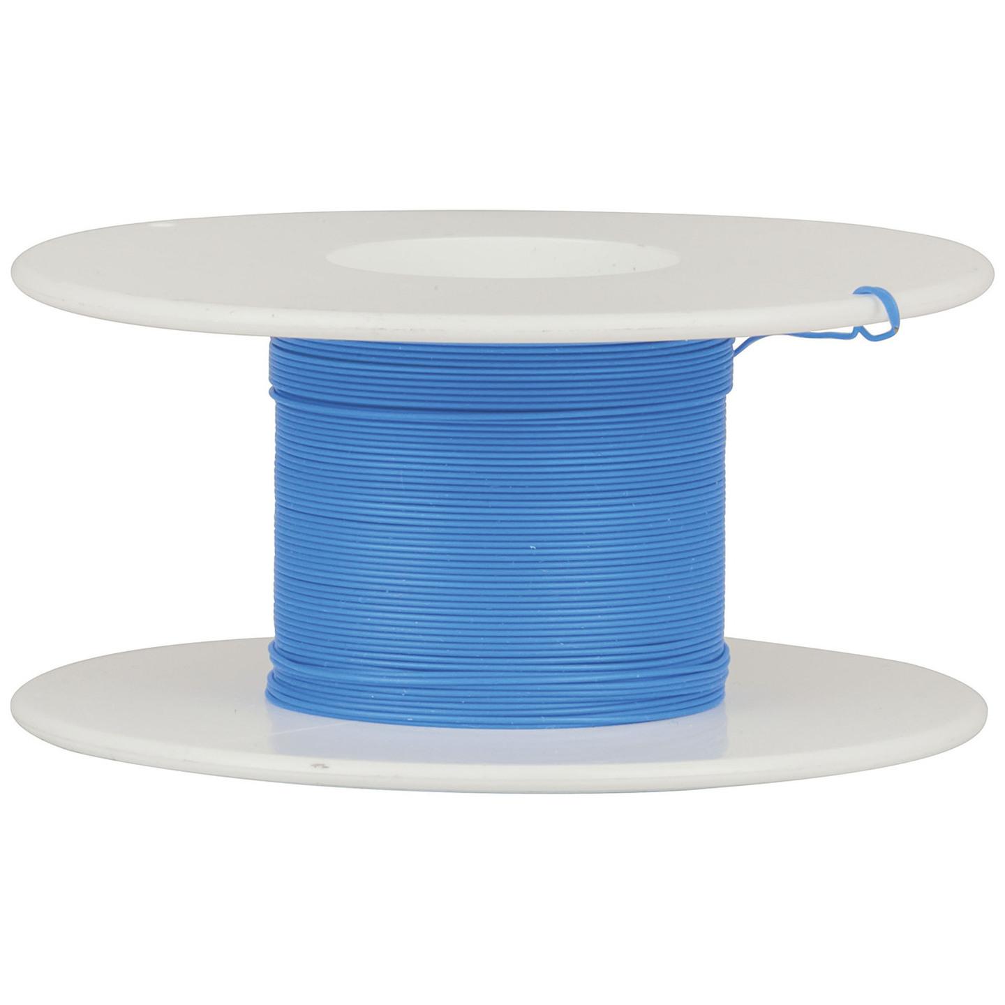 Blue Wire Wrap Wire on Spool