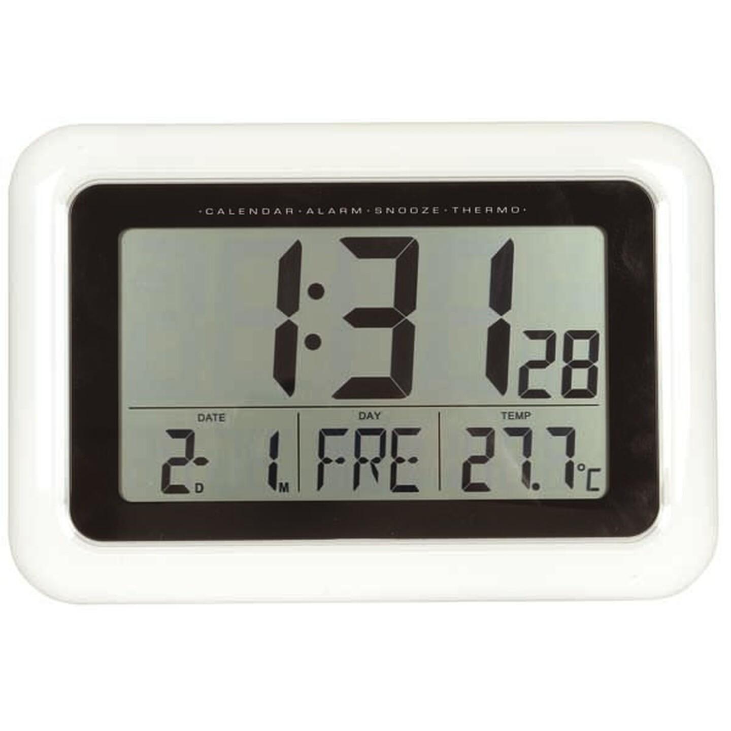 LCD Alarm Clocks with Temperature and Calendar