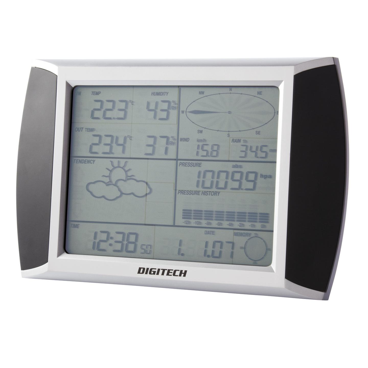 Touch Screen Wireless Weather Station with USB PC Link
