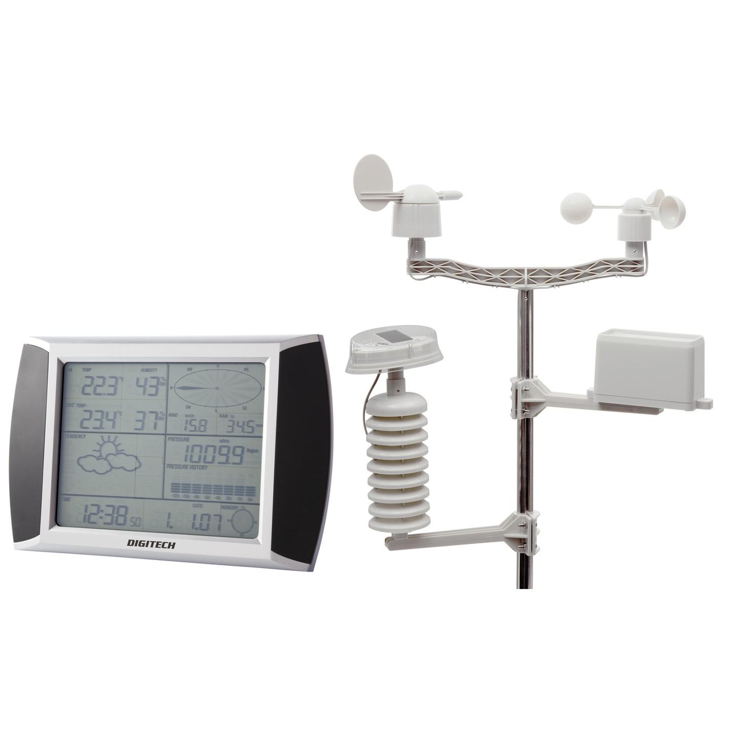 Touch Screen Wireless Weather Station with USB PC Link