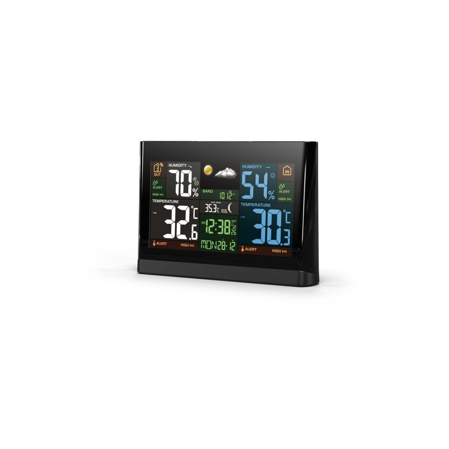 Temperature/Humidity Weather Station with 7 Inch Colour Display