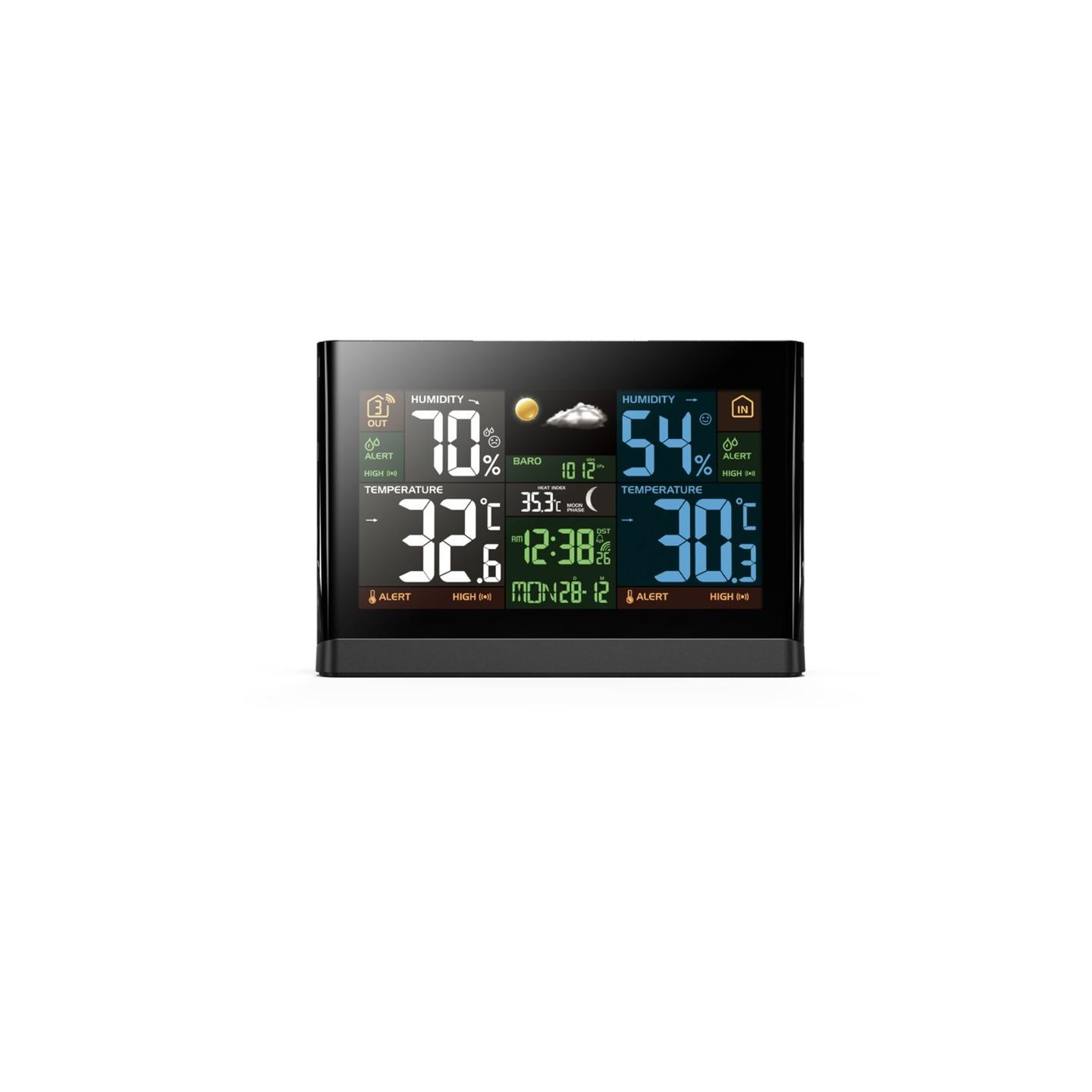 Temperature/Humidity Weather Station with 7 Inch Colour Display