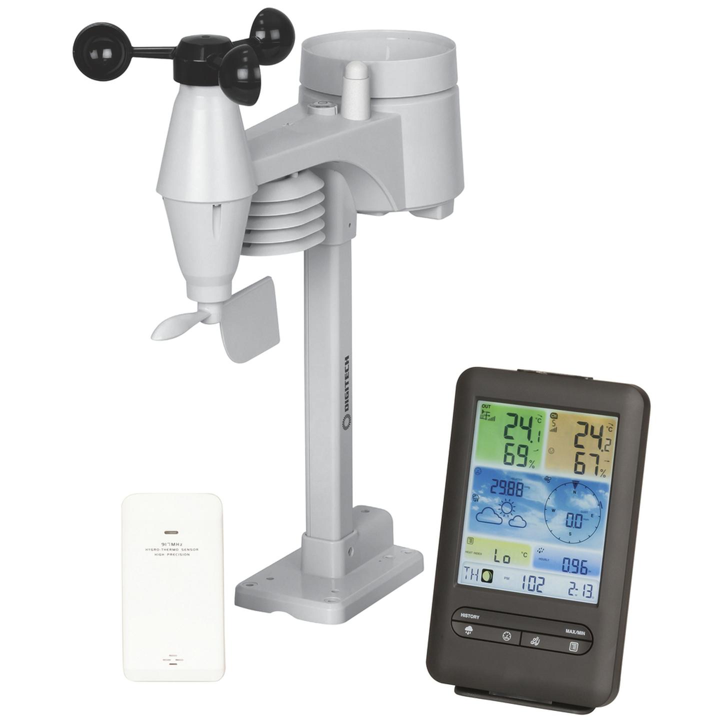 Wireless Digital Weather Station with Colourful LCD Display and Wi-Fi