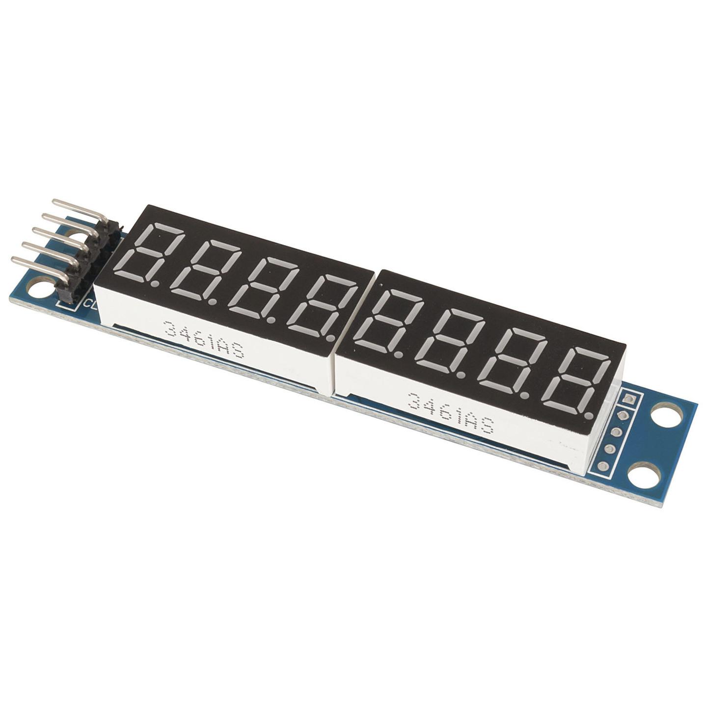 Arduino Compatible 8-Digit 7-Segment Display